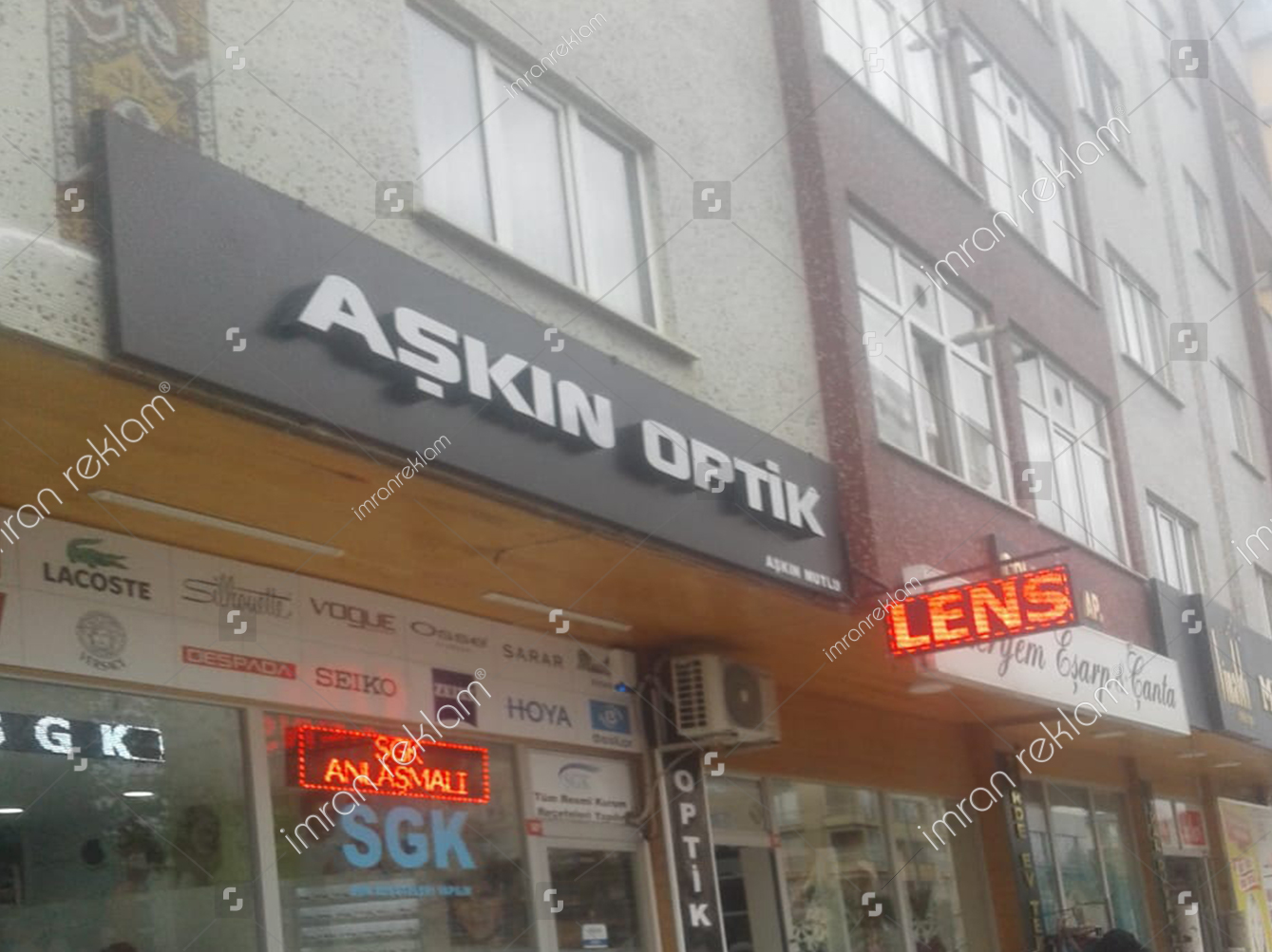 askin-optik-krom-harfli-tabela