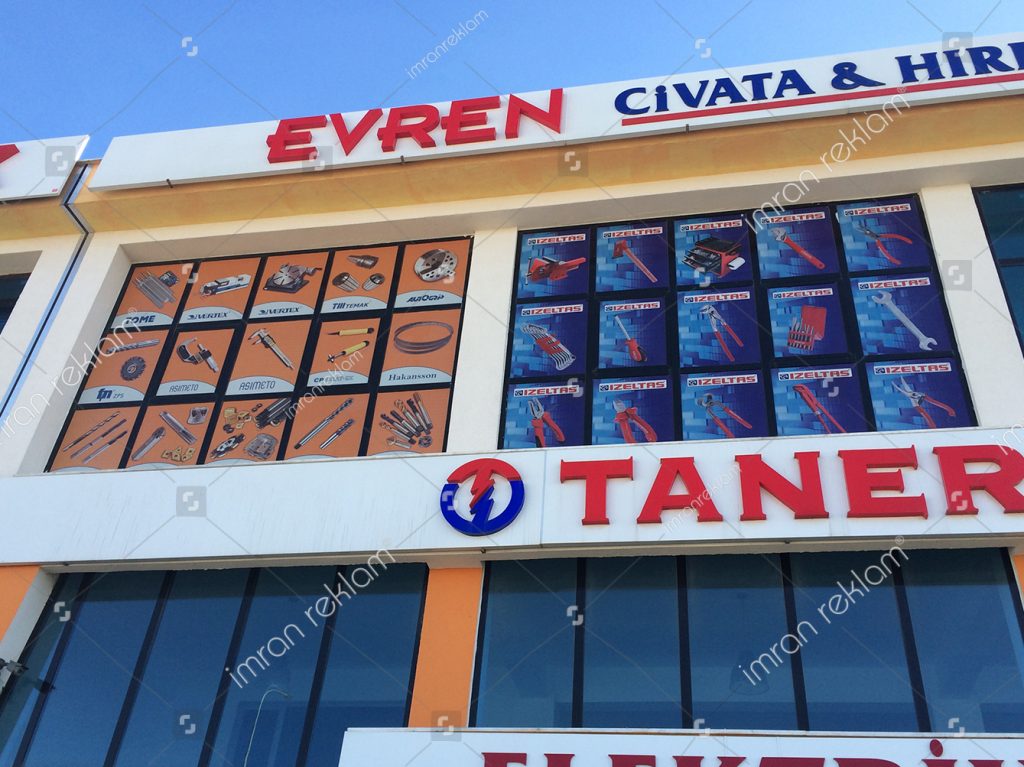 Cam Üzeri Oneway Vision Baskı Giydirme