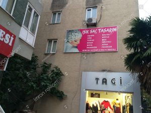 Işıksız kuaför tabela örnekleri