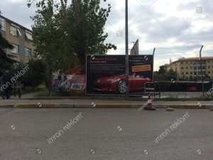 oto yıkama reklam tabelası