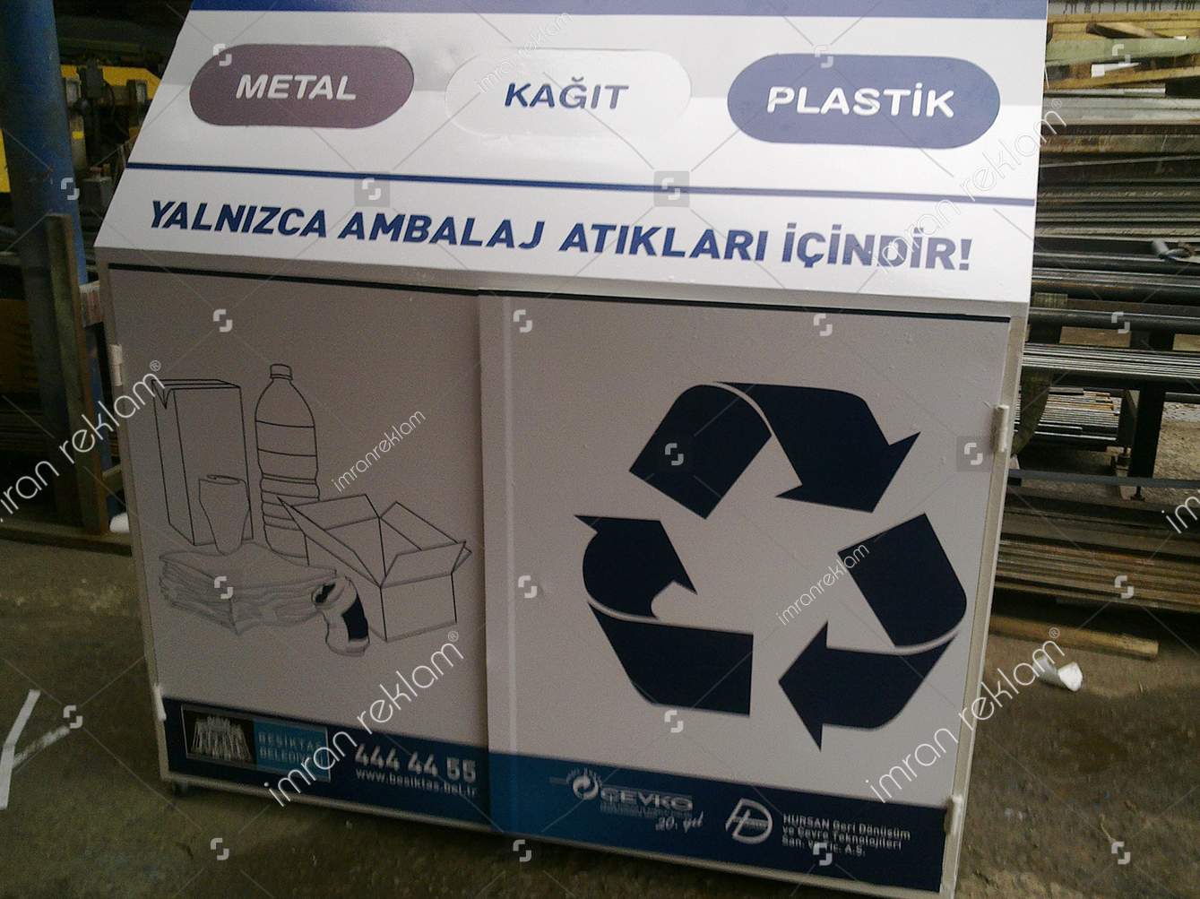 Geri Dönüşüm Kumbarası Giydirme