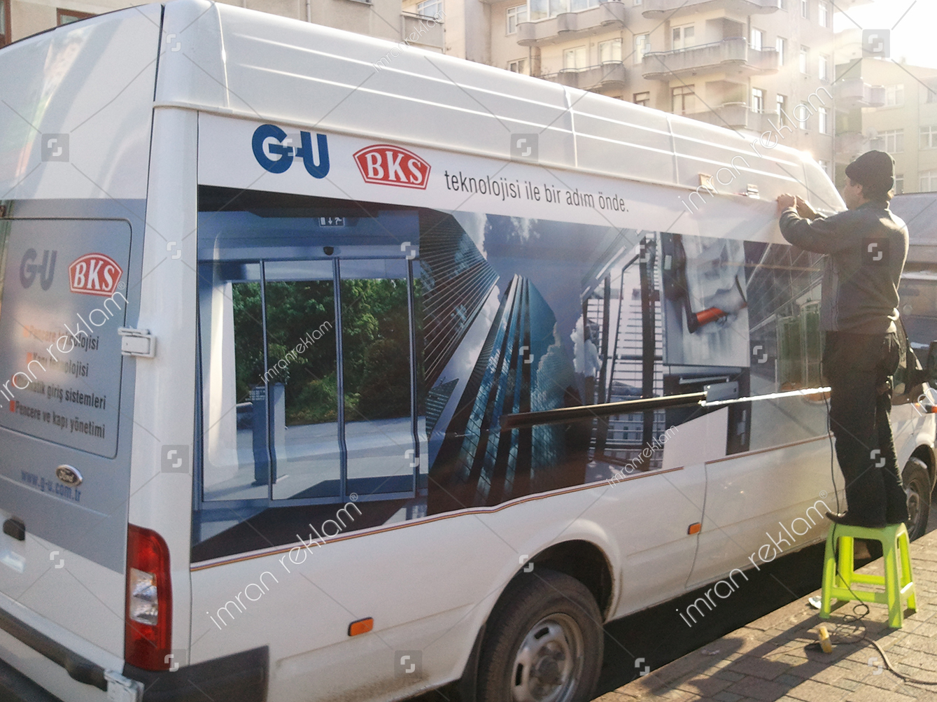 Ford Transit bölgesel araç kaplama