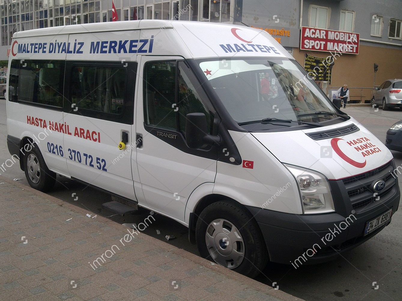 Ford Transit kısmi araç logo