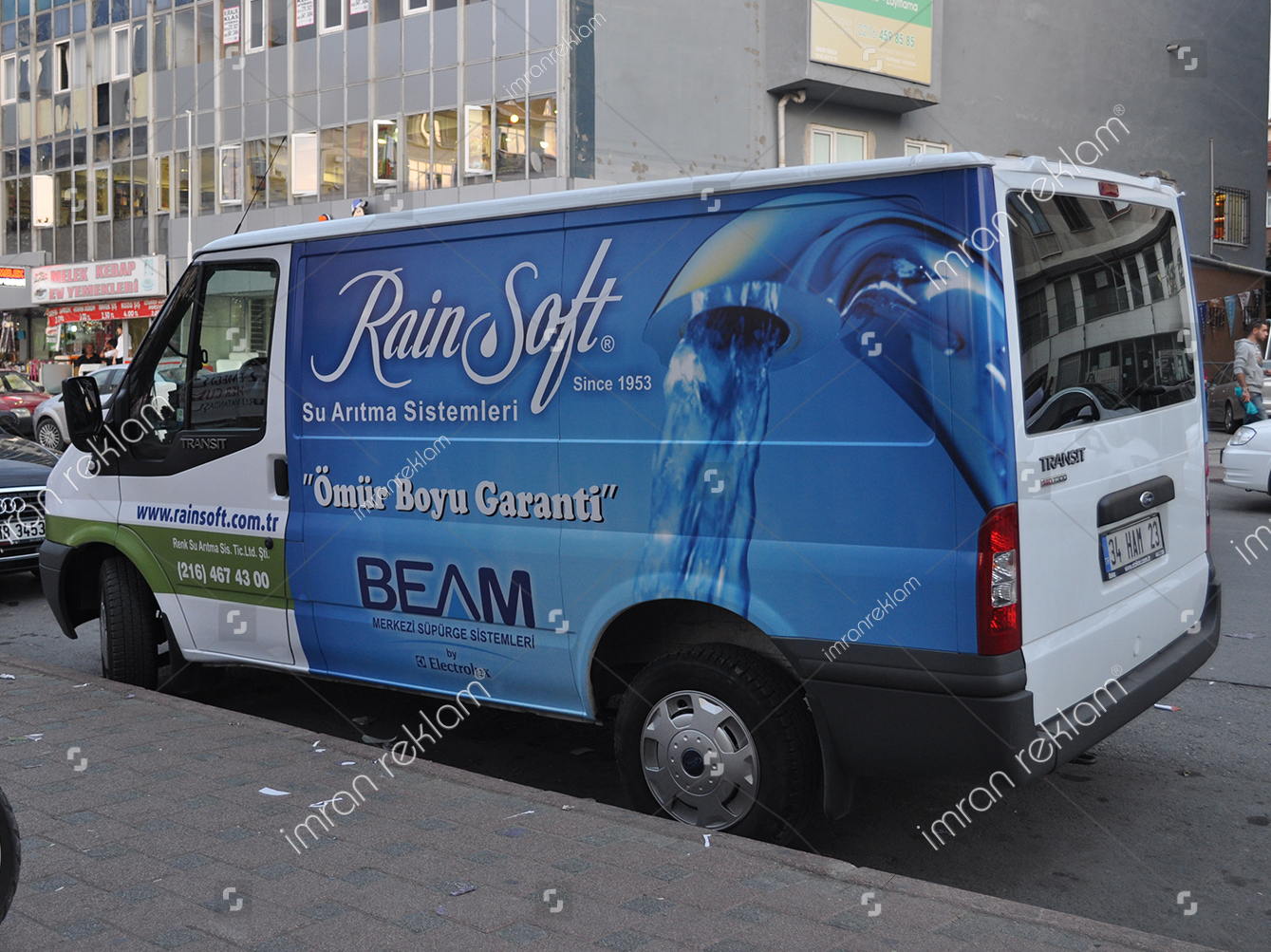 Ford Transit bölgesel reklam kaplama