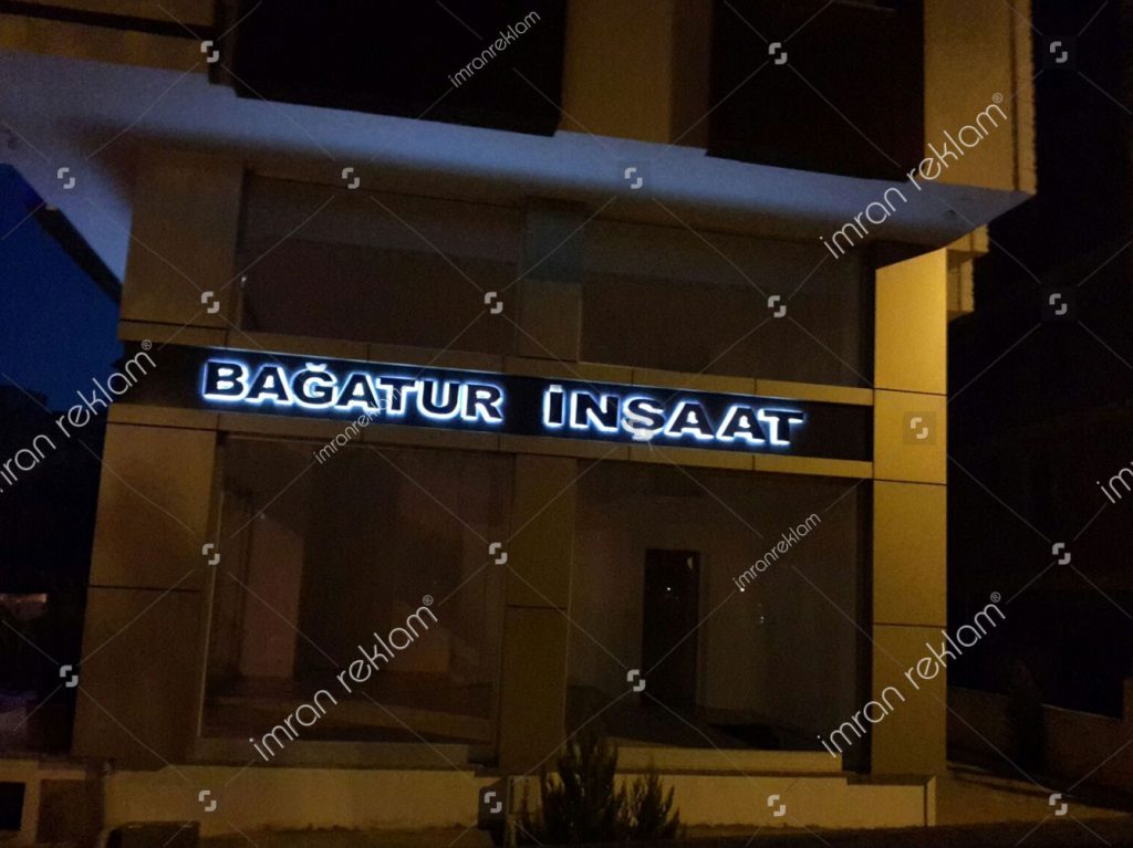 Bagatur İnşaat Tabela Kutu Harf
