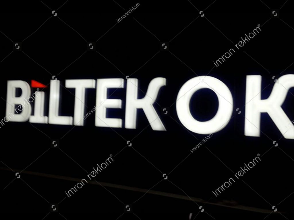 Biltek Okulları Tabela Kutu Harf