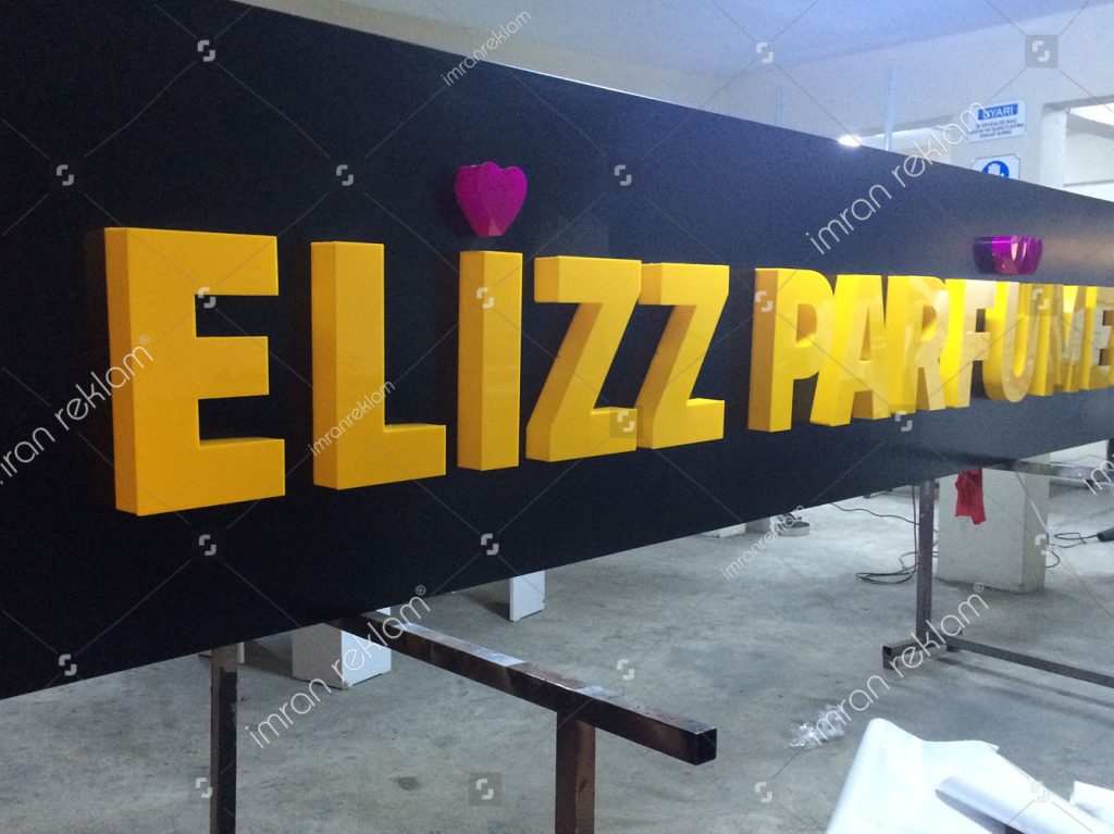 Elizz Kutu Harf Tabelası