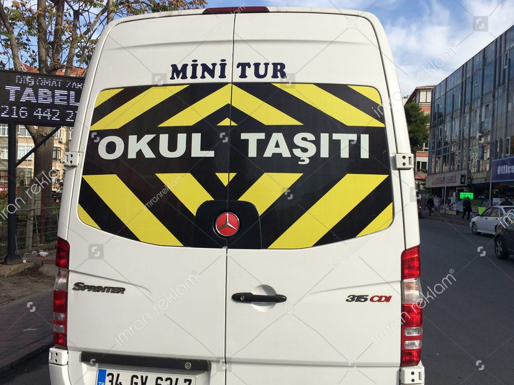 Okul taşıtı yazısı