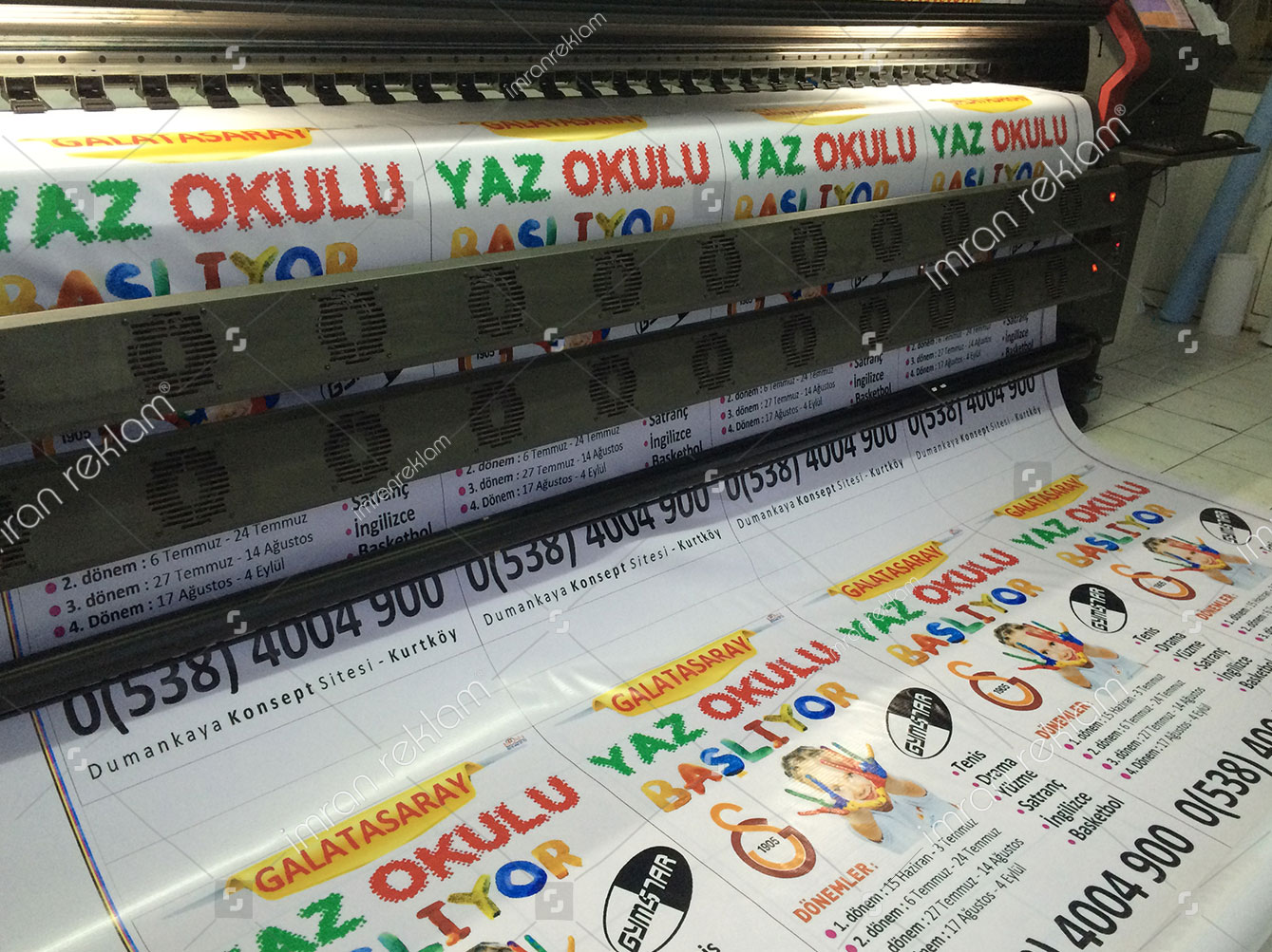 Yaz Okulu Vinil Dijital Baskı