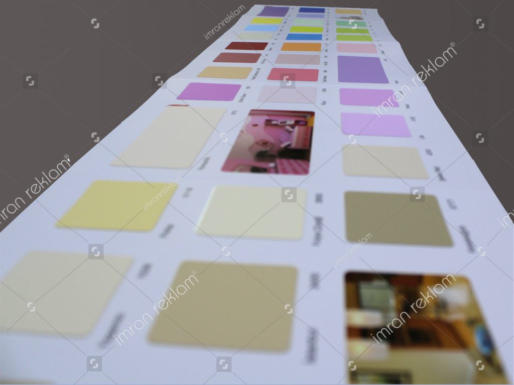 çipli yöntem iç cephe boya renk kartelası
