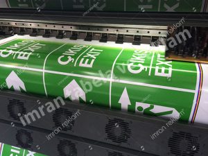 Acil Çıkış Tabelası baskısı