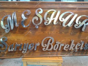 Sarıyer Börekçisi Tabela