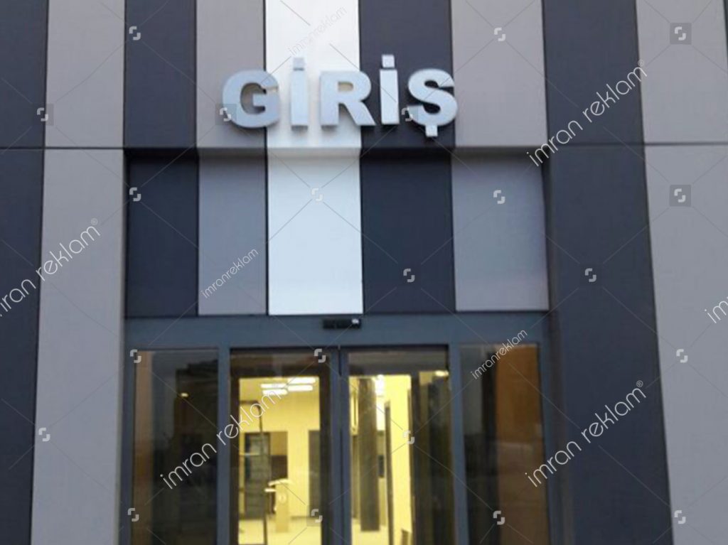 Havaalanı Kutu Harf Tabela