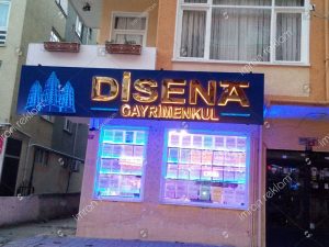 paslanmaz harfli Gayrimenkul Tabelaları