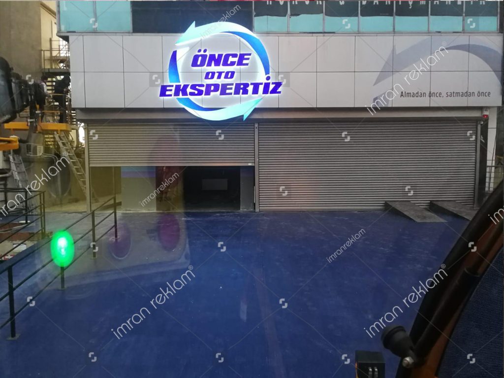 Ekspertiz ışıklı tabela