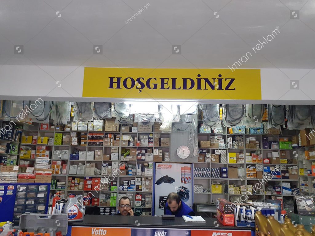 Hoşgeldiniz Tabelası