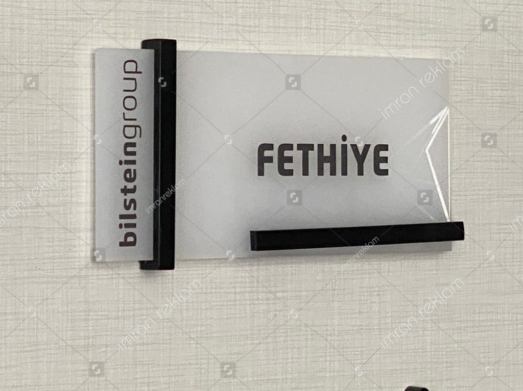 Pleksi kapı tabelası modelleri