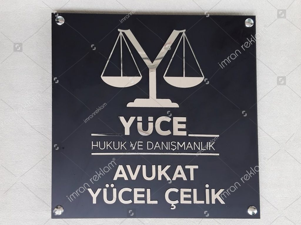 Danismanlik bürosu apartman tabelası