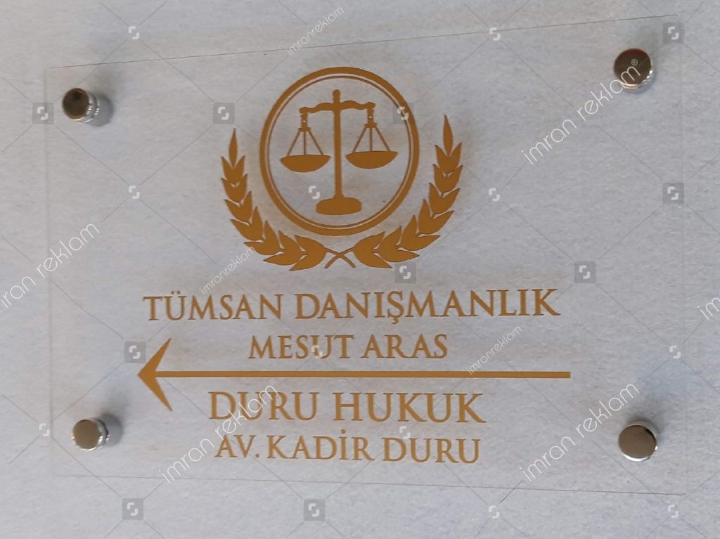 Danismanlik bürosu tabelası