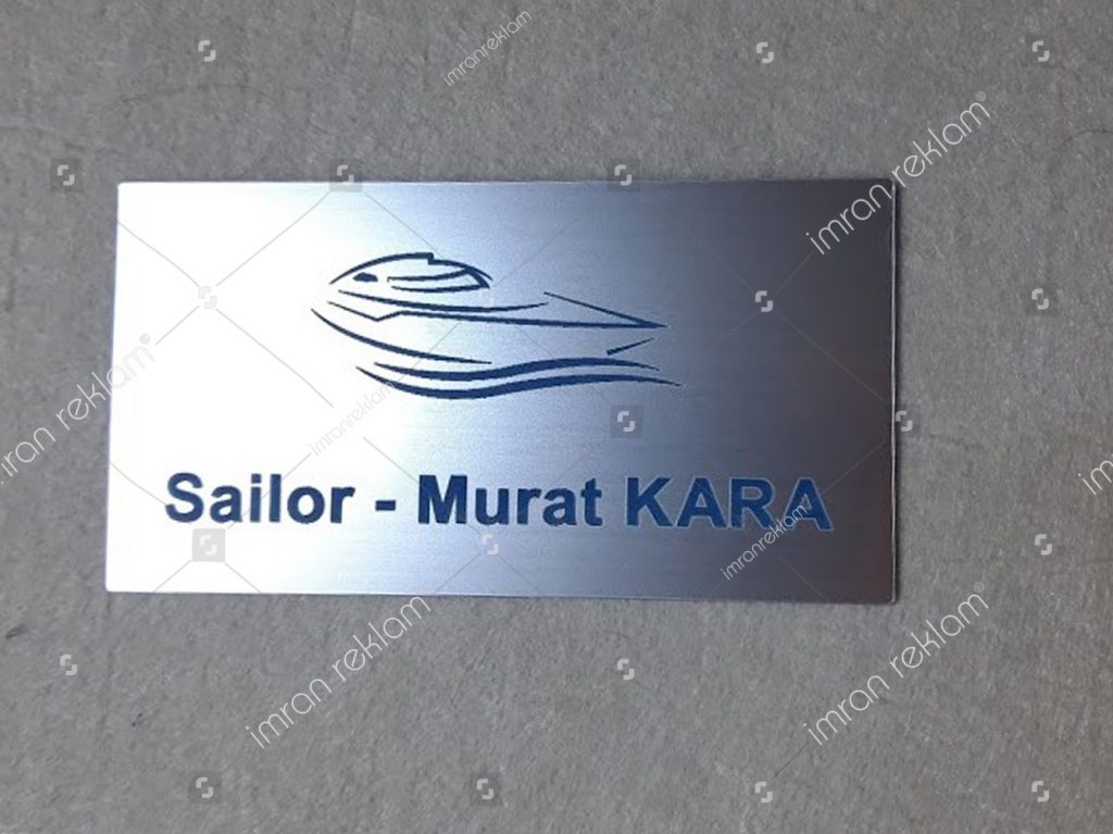 Sailor kapı isimlik tabelası