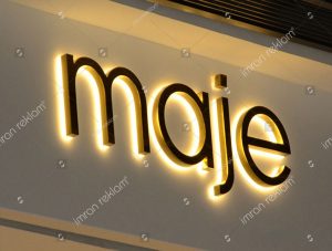 Ucuz Işıklı Paslanmaz Tabela