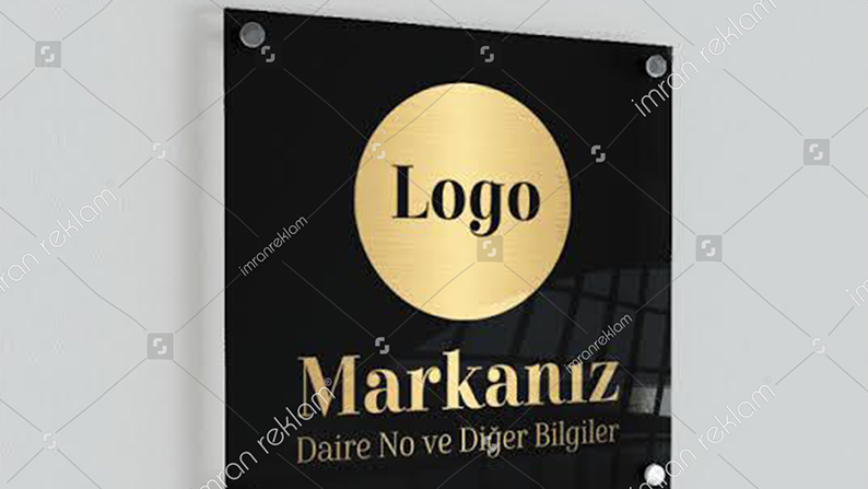 Pleksi kapı Tabelası Modelleri