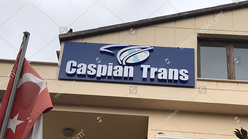 Kutu Harfli Lojistik Tabelası