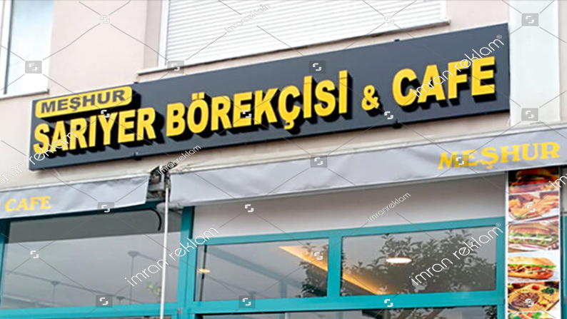 Sarıyer Börekçisi Tabelası