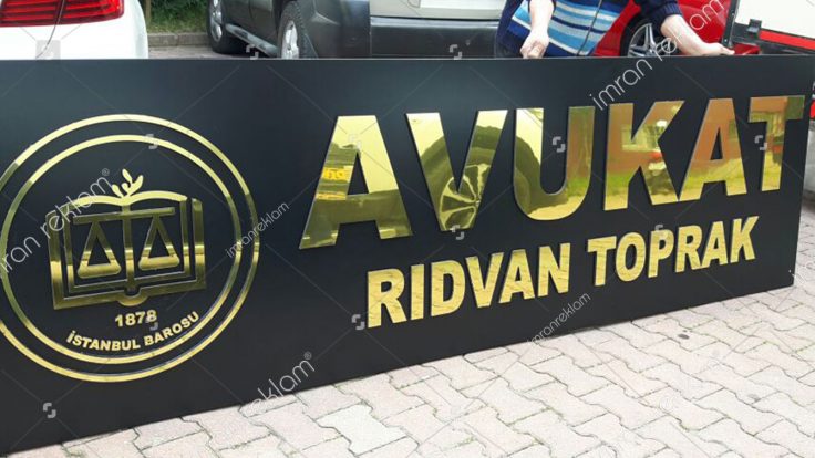 Avukat Tabelası Modelleri