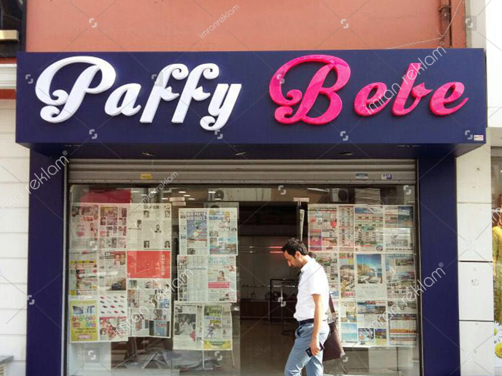 Bebek Mağaza Tabelası Modelleri