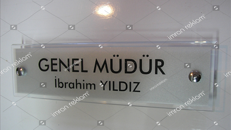 Kapı İsimliği Modelleri