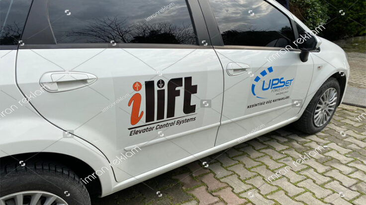 Fiat Linea Kısmi Araç Logo Kaplama