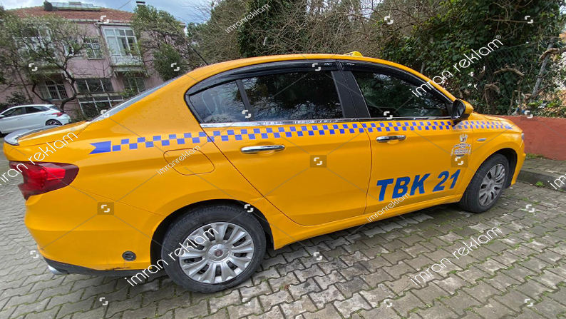 Taksi Damalı Şerit Kaplama