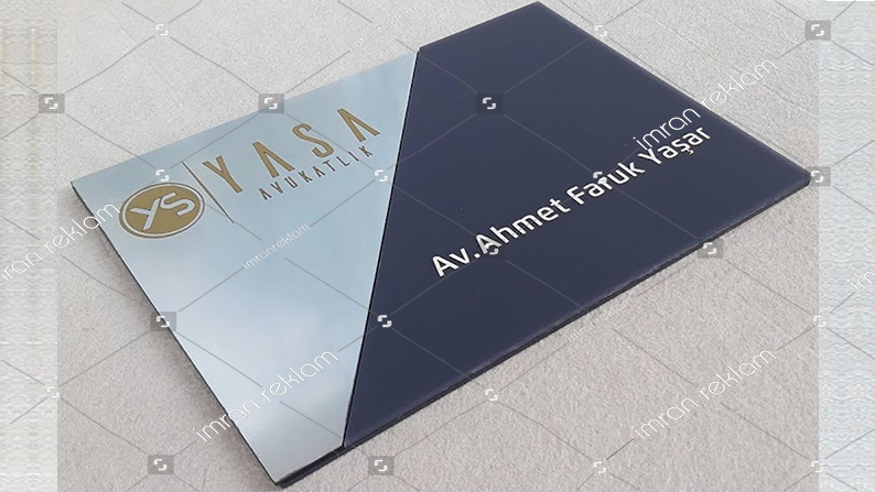 Avukatlık Bürosu Tabelası