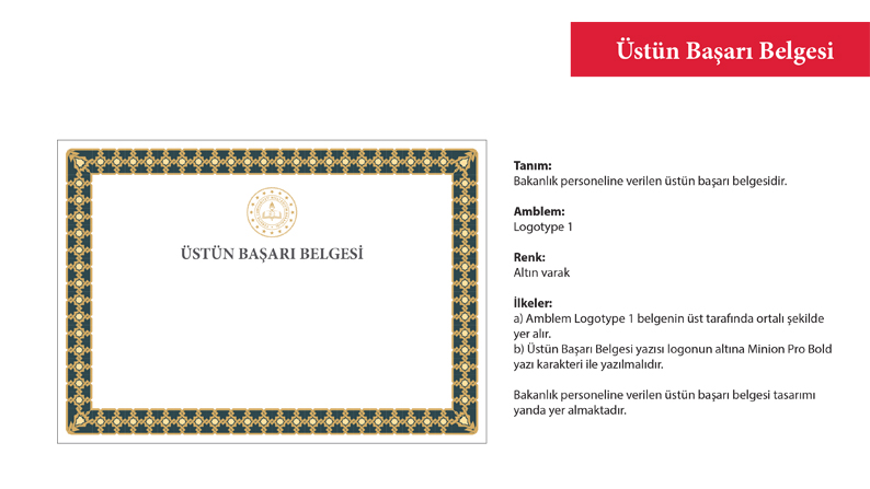 Üstün başarı belgesi örnekleri