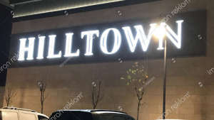 Hilltown Alışveriş Merkezi Starbucks Tabela Tamiri