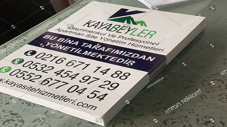 Site Yönetimi Tabelası