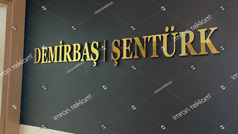 Duvar üzeri Alücor harf uygulaması