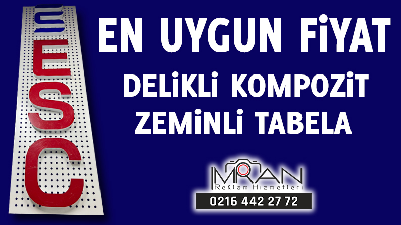 Delikli Kompozit Zeminli Tabela