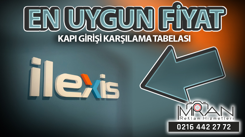 Kapı Girişi Karşılama Tabelası