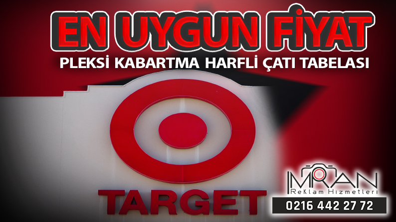 Pleksi Kabartma Harfli Çatı Tabelası