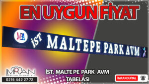 İstanbul Maltepe Park Avm Tabelası