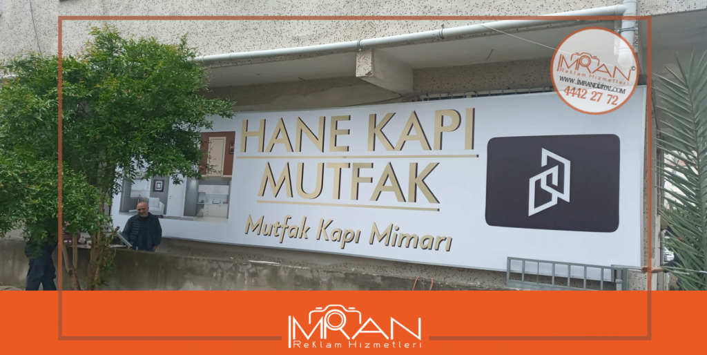 Hane Kapı Mutfak Işıksız Vinil Tabela