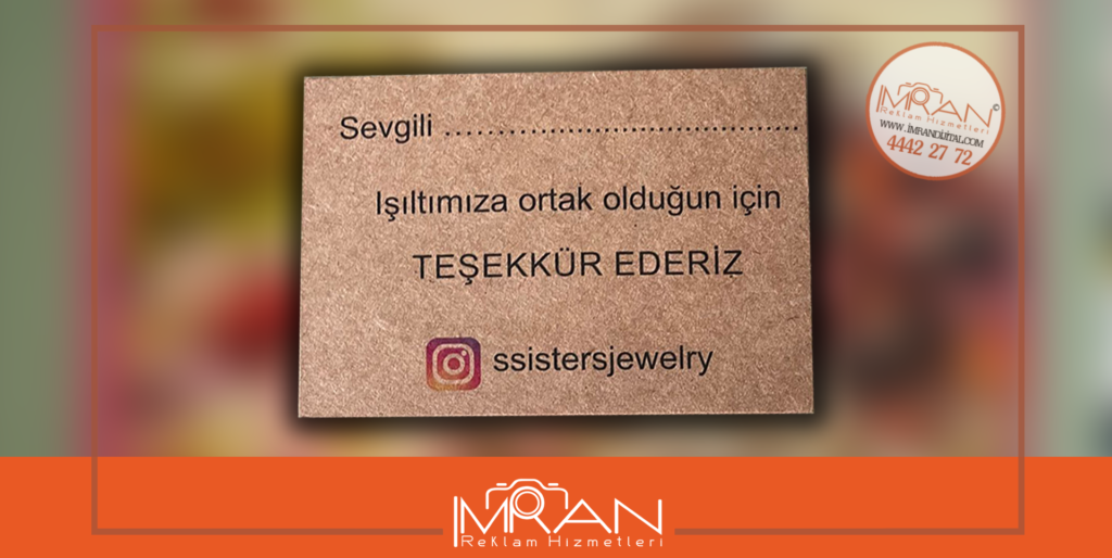 Kraft Kağıt Kartvizit Örnekleri