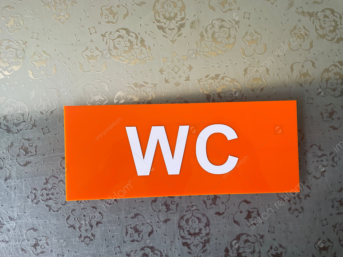 Pleksi Wc Kapı Tabelası