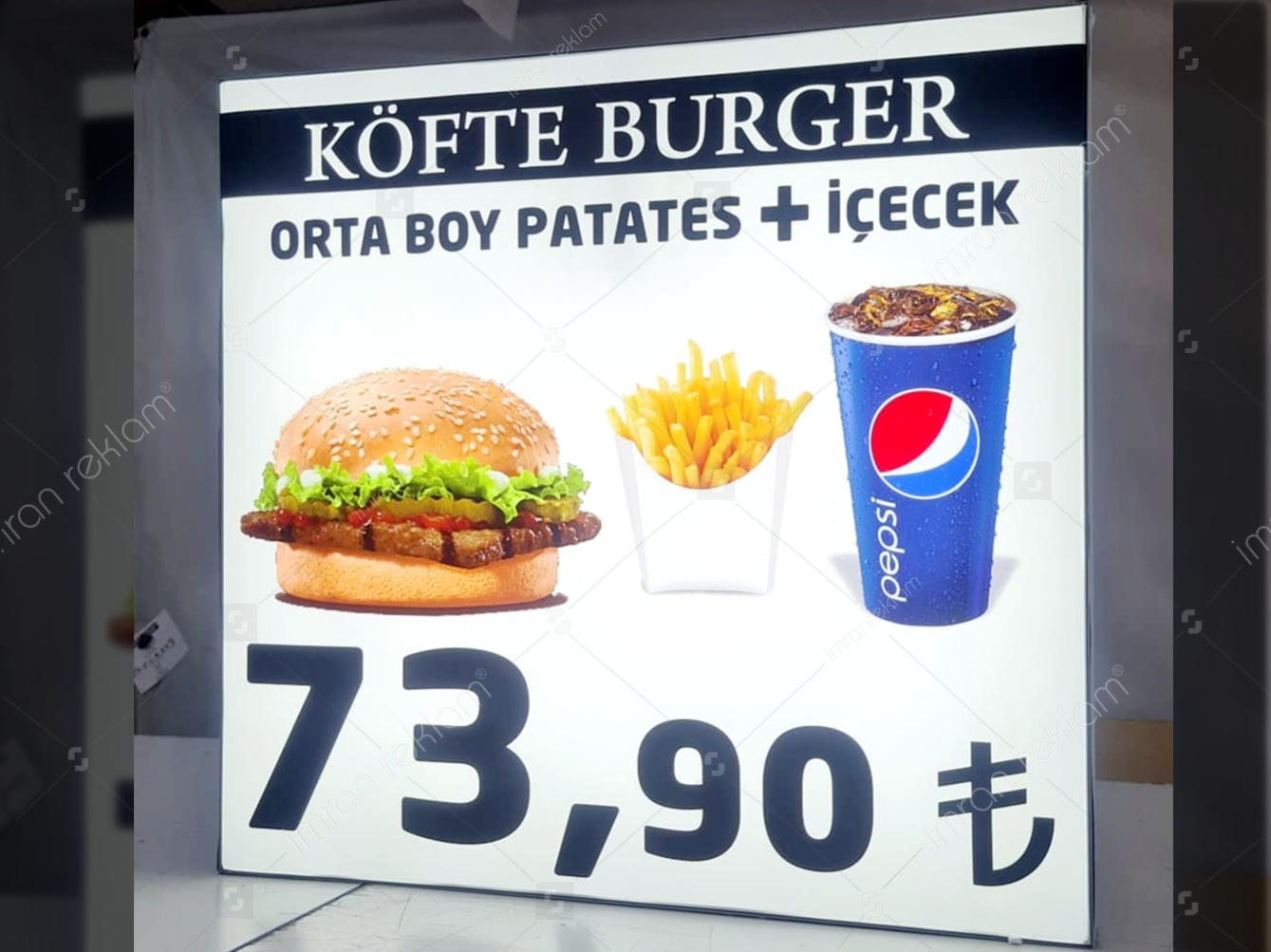 Lightbox Işıklı Tabela