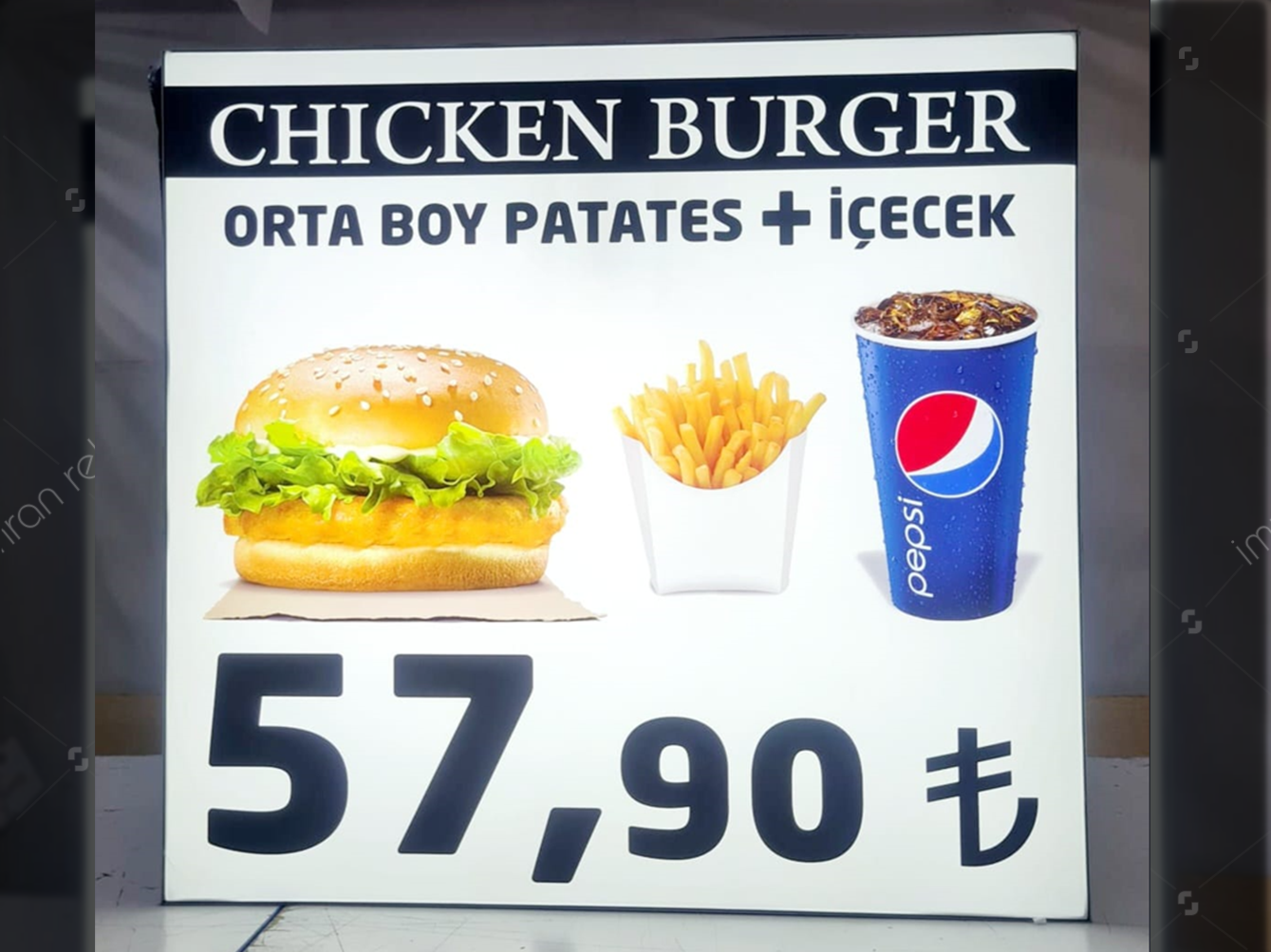 Lightbox Işıklı Tabela