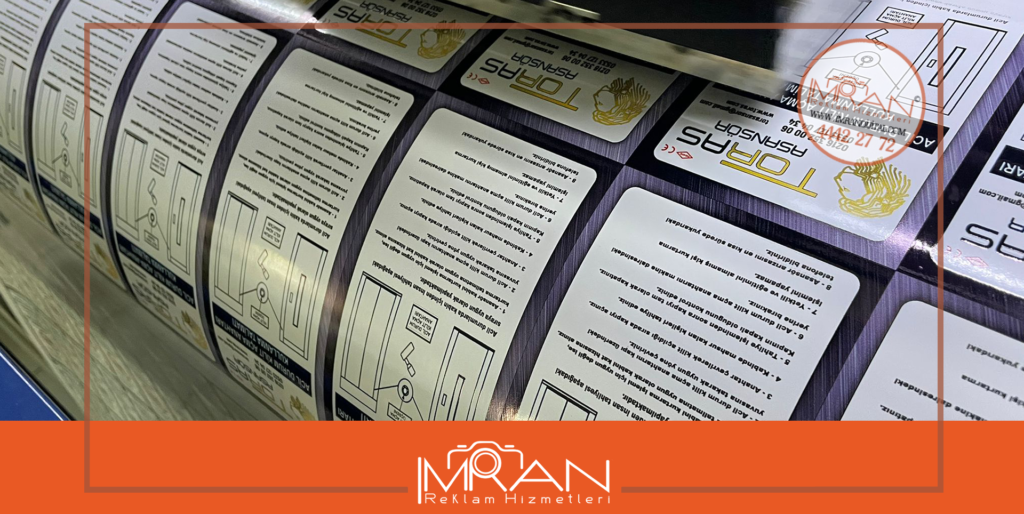 Acil Durum Kilit Açma Anahtarı Kullanma Talimatı Etiketi