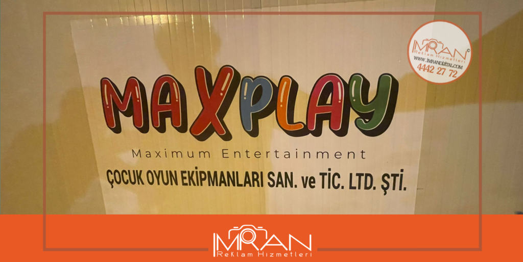 Top Havuzu Oyun Alanları Tabelası