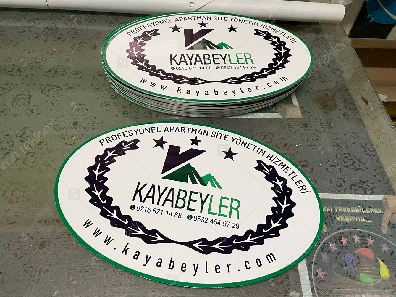 Profesyonel apartman site yönetim tabelası